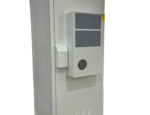 42U Outdoor Cabinet Single Bay Model:GODT428080DC15ACHEX